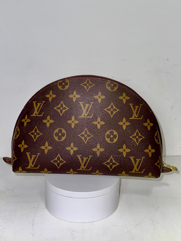 Auth Louis Vuitton Ronde Large Cosmetics Pouch